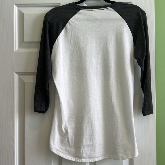 Love 💗 Always Wins Graphic printed 3/4 Sleeve Baseball ⚾️ Tee - Picture 4 of 4